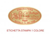 Etichette adesive per erboristerie, cosmetica, cosmesi (mm 45X25)  (cod.15M )